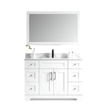 48″ Winslow Vanity in White Shaker