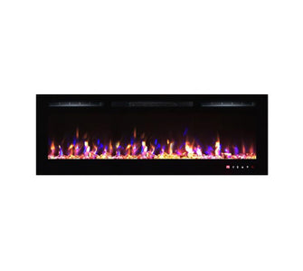 Flamehaus® Electric LED Fireplace Insert - 65"- Black